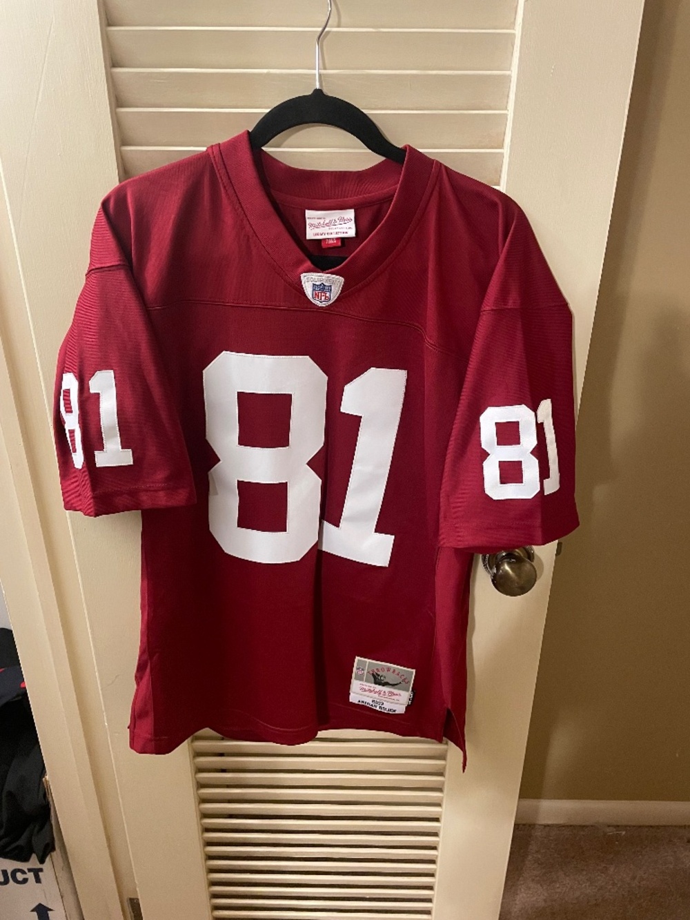 M Mitchell and Ness Anquan Boldin Cardinals Jersey